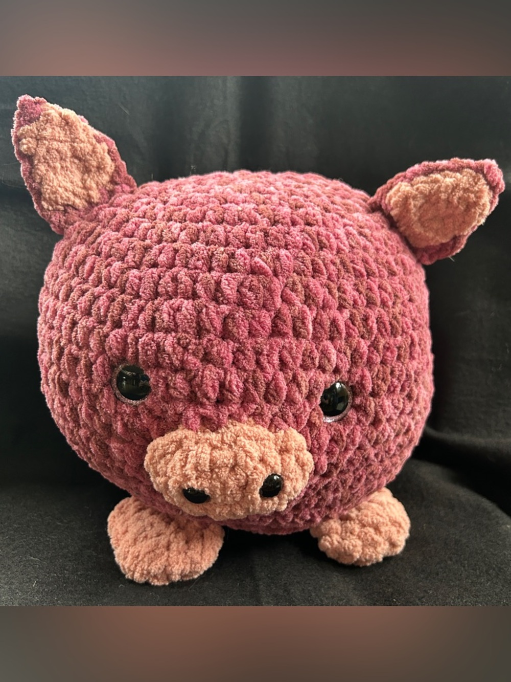 Handmade Amigurumi Pig Plush 🐷